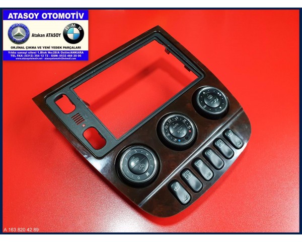 MERCEDES W163 ML KALORİFER PANELİ A1638205589 A1638204989 A1638204289 A1638202589 1638205589 1638204989 1638204289 1638202589 5HB964643-06 5HB964643-04 5HB964643-02 5HB964643-00 5HB964643